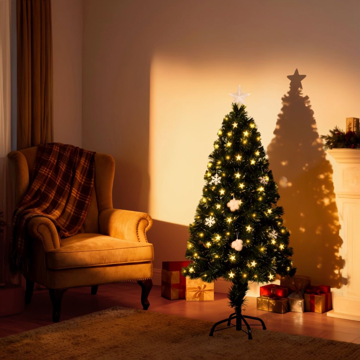 Kunstkerstboom Mercury Warm wit