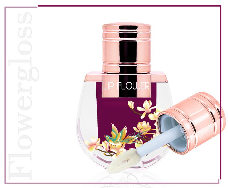 Flowergloss FG04 Rose | made from fruit and vegetables 💚 Vegan without titanium dioxide “NEW”