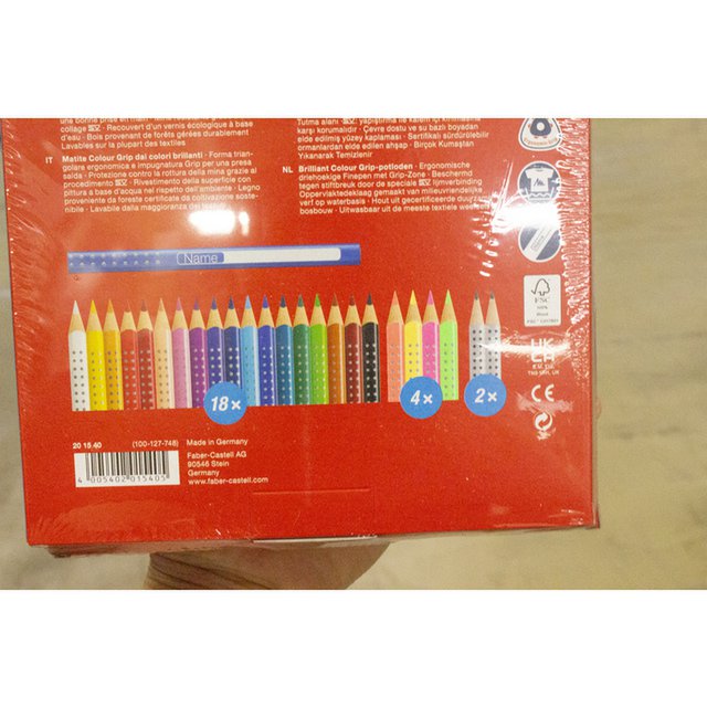 Kleurpotlood FC Grip promotieset 18 kleurpotloden +4 neon Grip kleurpotloden en