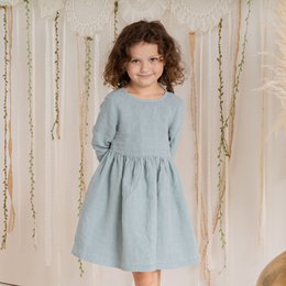 Girls' Linen Dress Lucy