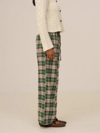 Clover Green Plaid Pants