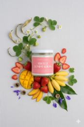 Vela aromática plátano, fresa y mango - Sweet Temptation