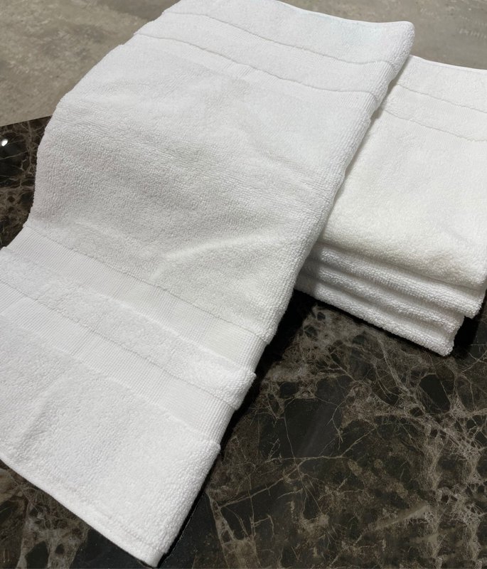 Hotel-Badezimmermatte Weiß