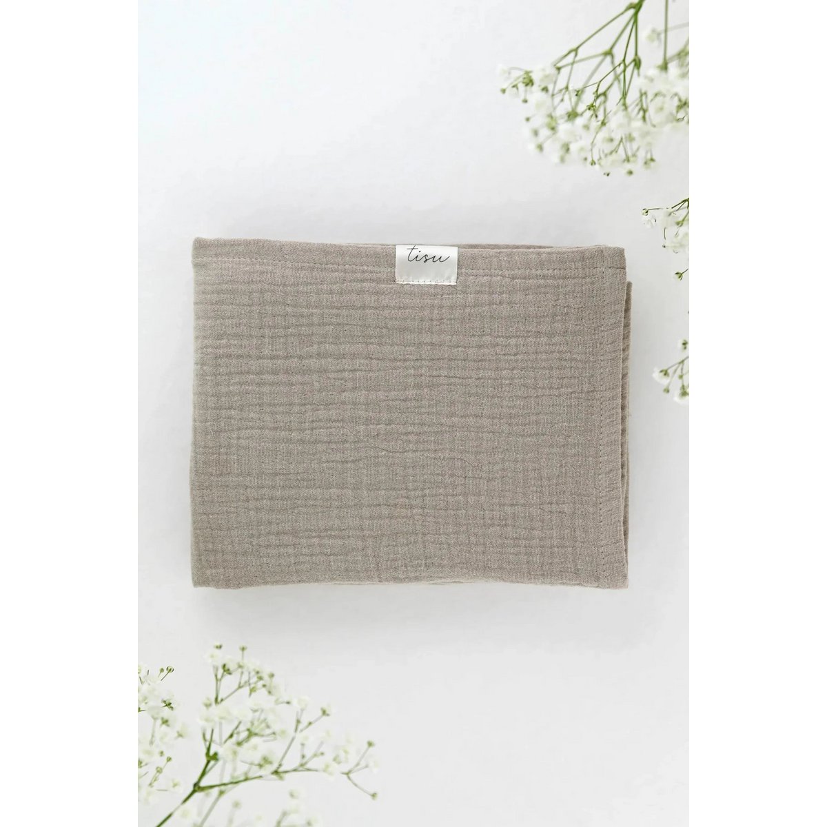 TISU muslin set: Cream Daisy + Sand + Caramel Daisy