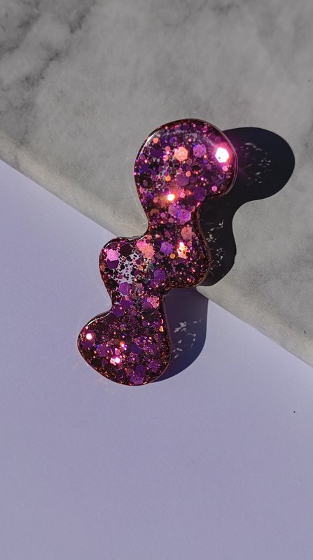 ⋒ Harpiks hårklippakke - Glitter Sakura (8 varer) ⋒