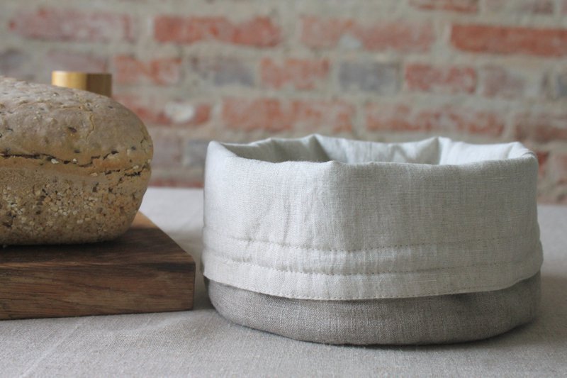 Cestino per il pane in lino