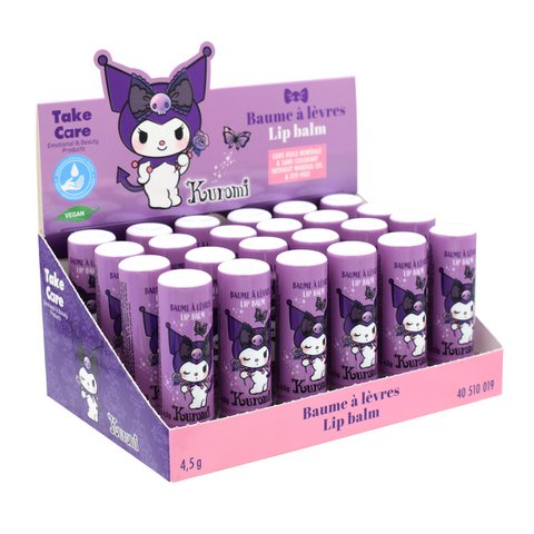Kuroma Lot 24 Stücke Lippenbalsam, Lippenpflege, duftend, schmecken, Erdbeer, Süßigkeiten, Flüssigkeitszufuhr, Kinder, Veganer, 5 g, sorgen