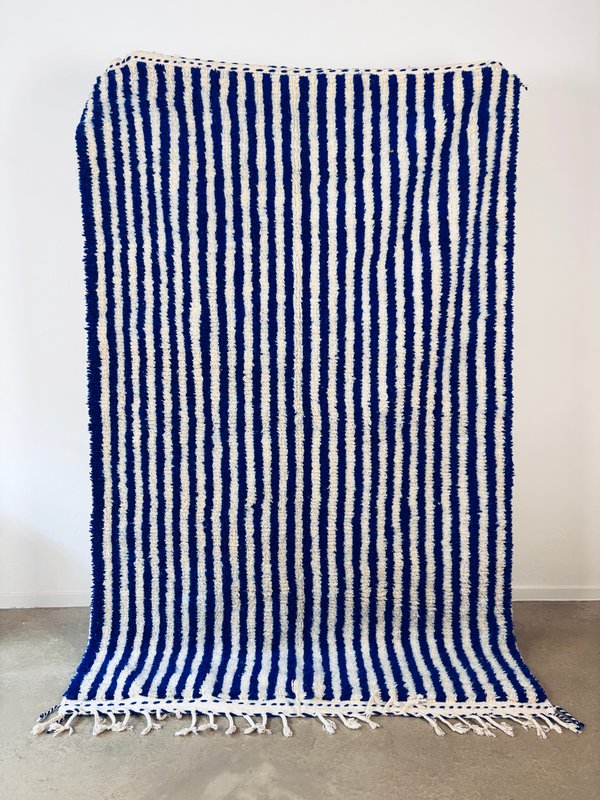 Berber carpet - Blu - 1.50 x 2.50