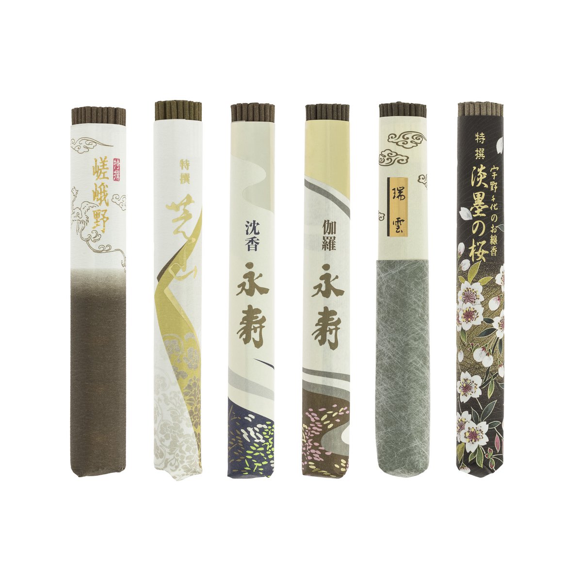 Christmas gift - 6x Japanese quality incense – all scents