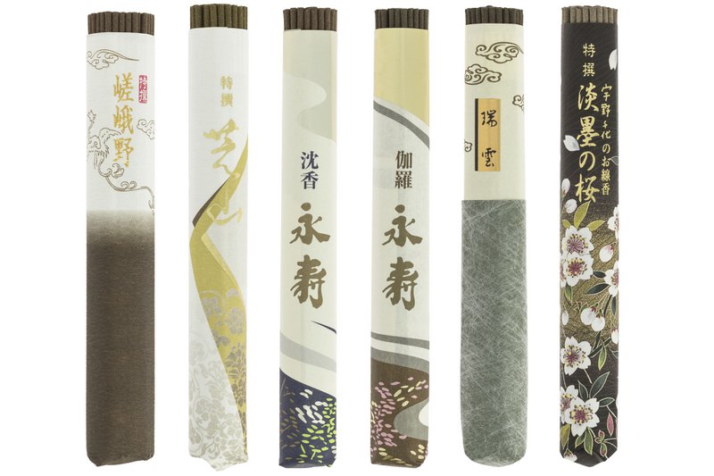 Julegave - 6x japansk kvalitetsrøgelse - alle dufte
