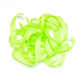 Gavebånd neon gult, neon gult bånd let at binde, 16 mm x 5 m neon grosgrain bånd til indpakning af gaver