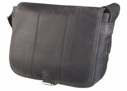 Femogtyve messengerbag anker sort *en taske to stilarter *