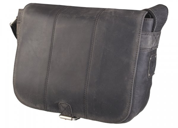 Femogtyve messengerbag anker sort *en taske to stilarter *