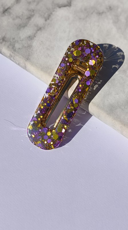 ⋒ Harpiks hårklippakke - Glitter Royal (8 genstande) ⋒
