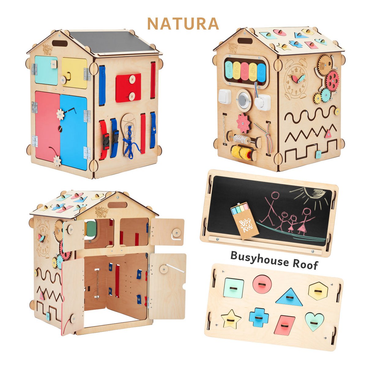 BusyBoard sensory playhouse - Natura
