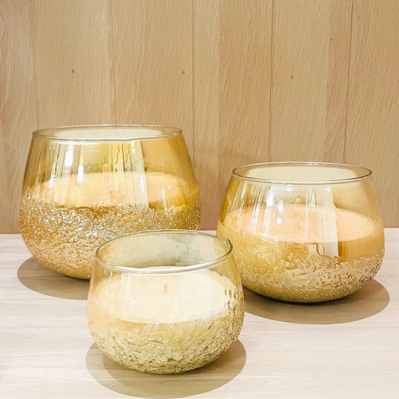 Crushed Stone Candles Champaign