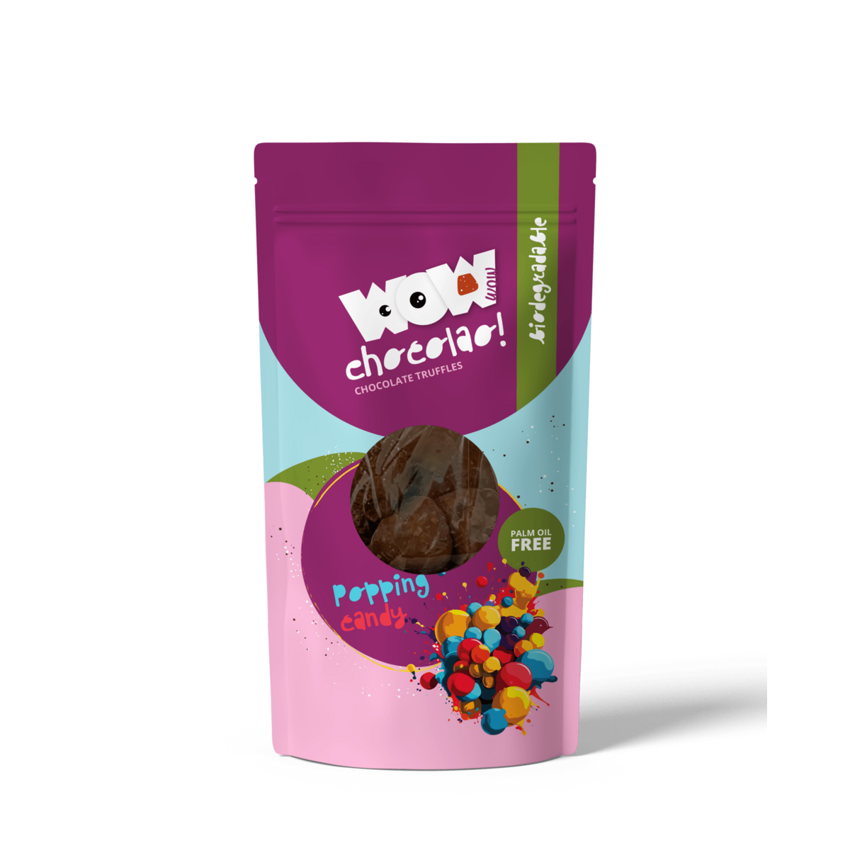 Poping Candy - 200g biologisch abbaubare Tasche