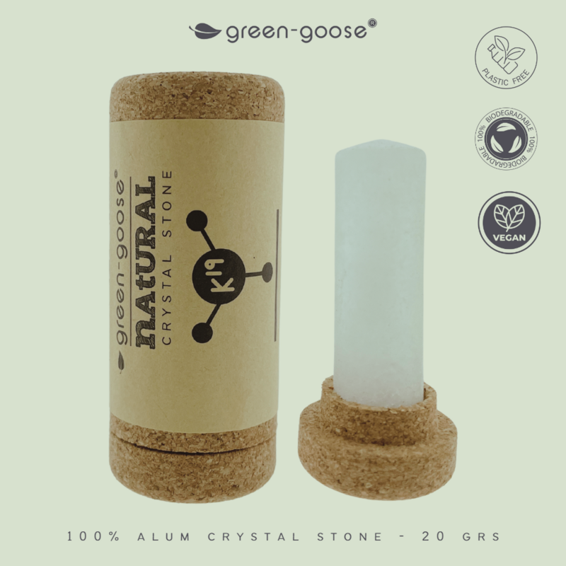 green-goose Alum Stick - til barbering eller som deodorant - 20 gram