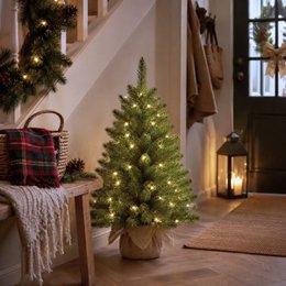 Artificial Christmas tree Forest frosted Green