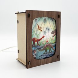 Postcardlamp Basic | Noyer
