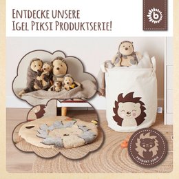 Storage box hedgehog piksi with lid