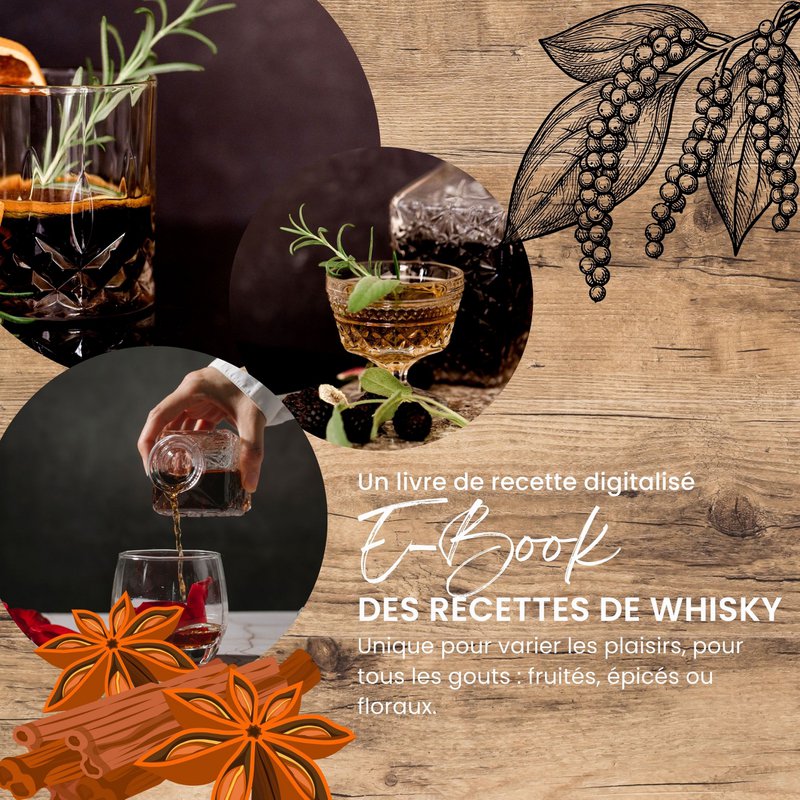 L&G® - Arrangeret Whisky forberedelse og smagning kit - Gaveideer - Original DIY Whisky gaveæske - Jul, fødselsdag - Lavet i Frankrig - Kvalitetsingredienser og tilbehør