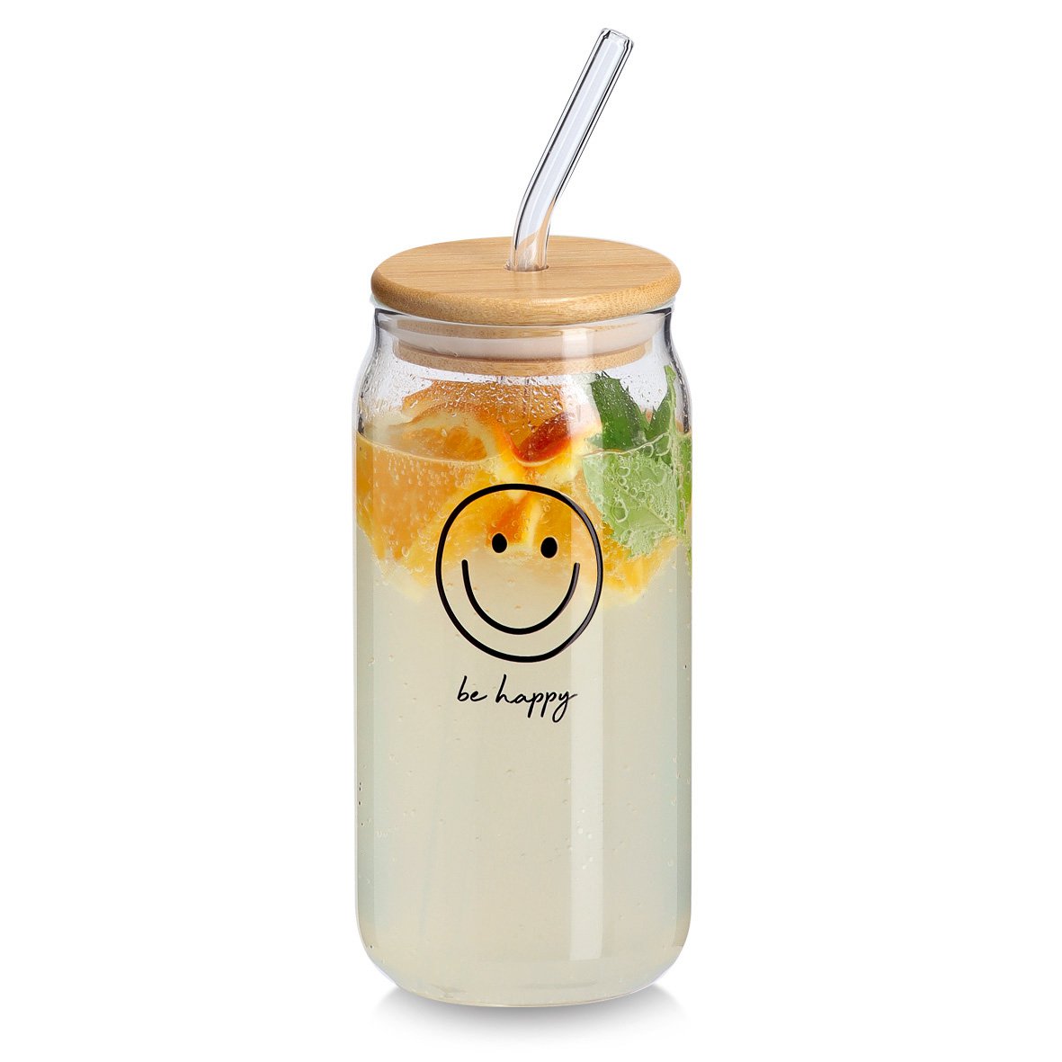 Drinking glass "Happy" 500ml FSC 100%