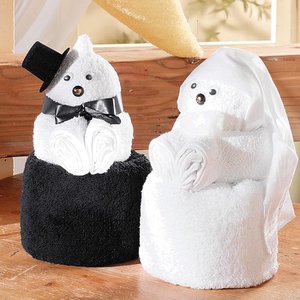 TOWEL DOLLS BRUIDSPAAR