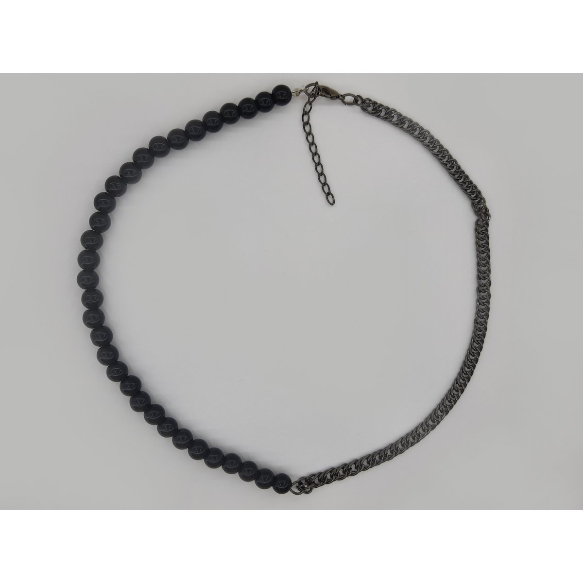%2370 Collar de eslabones de perlas