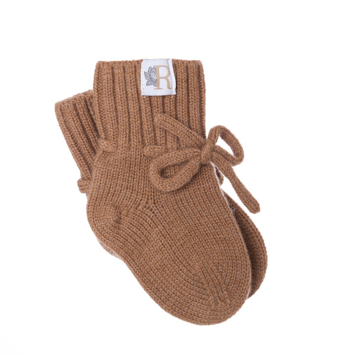 Rosini slippers merino wool - chocolate
