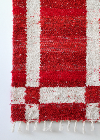 Santiago - Rot & Weiß - 65 x 120 - Wendbar