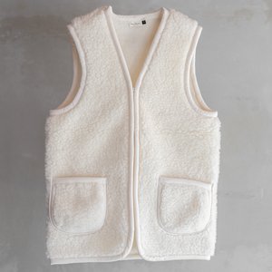 Wollkörperwarmer -Taru aus -weiß -7 Größen