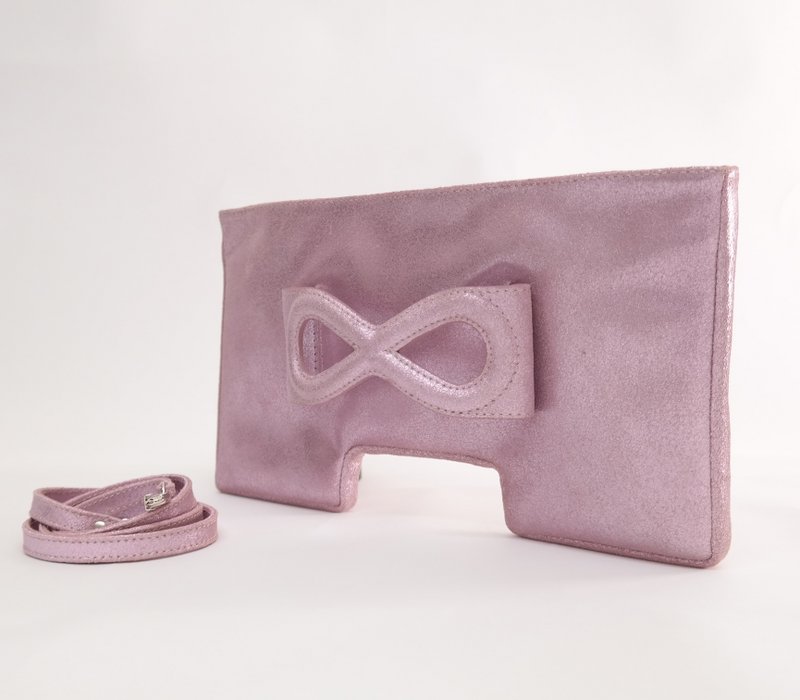 Clutch Iris Sparkling Pink