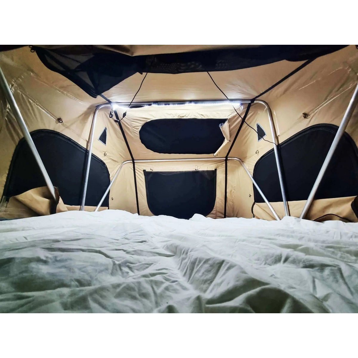 Tienda de campaña con techo para camping con tira LED - Flexible 1,3 M - Resistente al agua