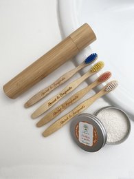 Cepillo de dientes de bambú 100% biodegradable