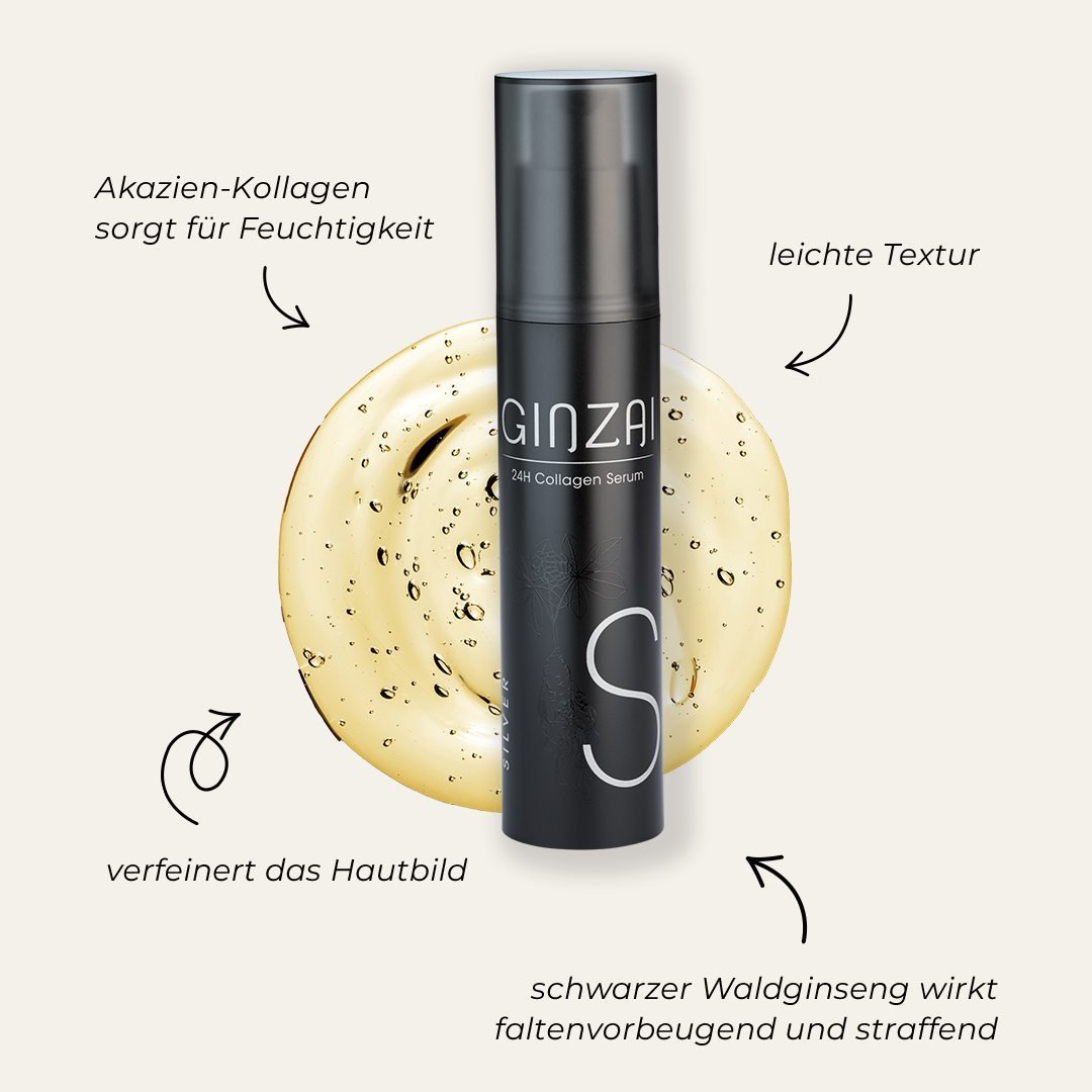 24H collagen facial serum with ginseng