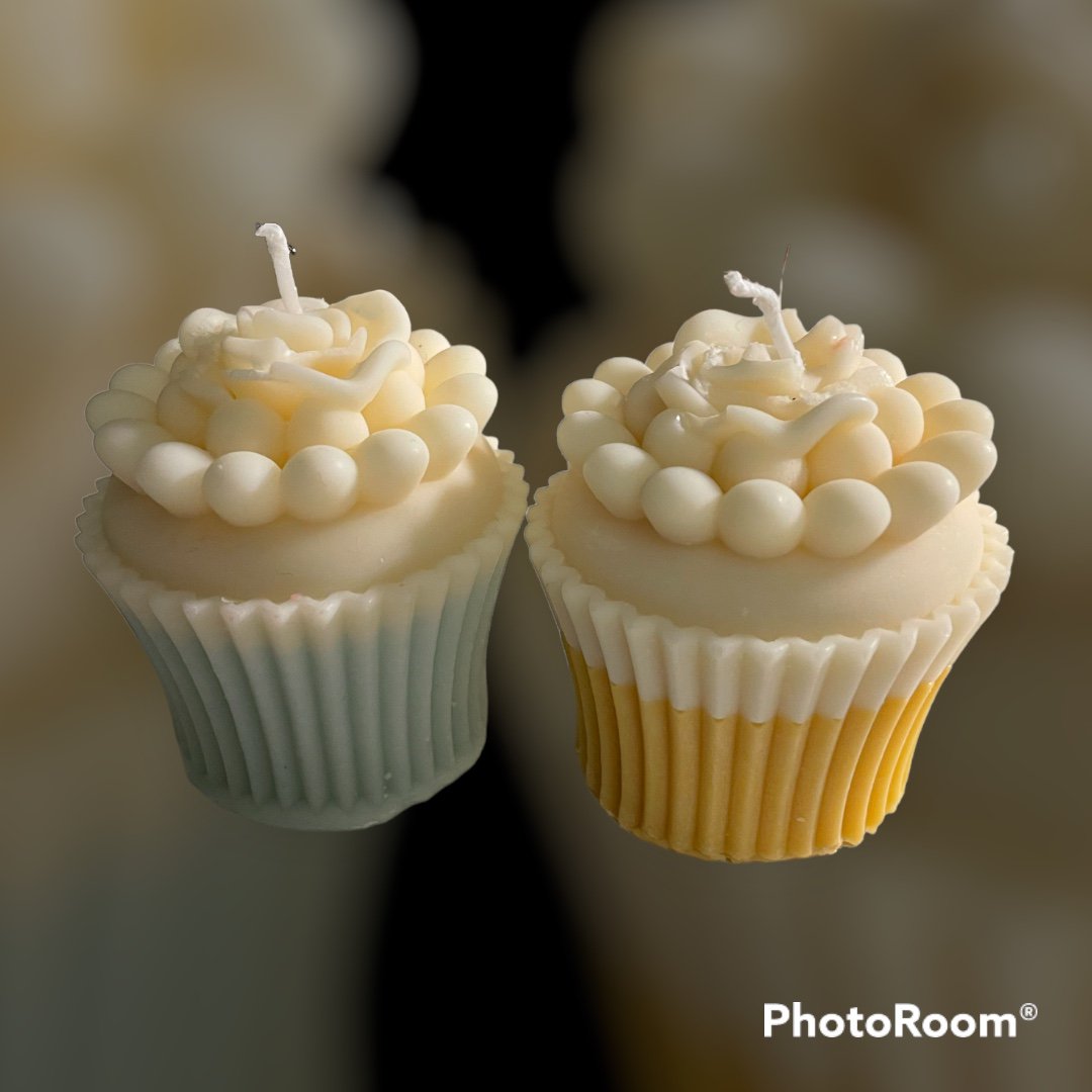 Floral Cupcake - Colour & Scent at Your Choice!