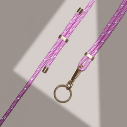 LANYARD SLEUTELHOUDER (ROZE REFLECT)