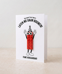 Construisons une carte postale d'anniversaire – Brique de construction LEGO