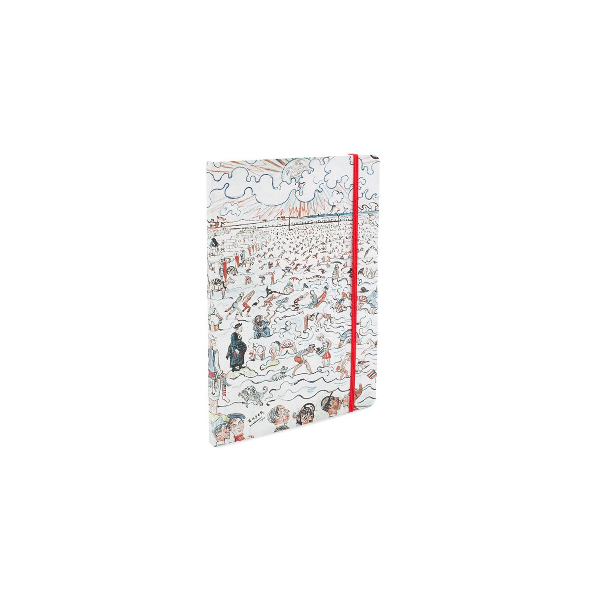 Softcover-Buch A5, James Ensor, Die Bäder in Ostende