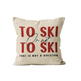 Aksamitna poduszka do dekoracji górskiej