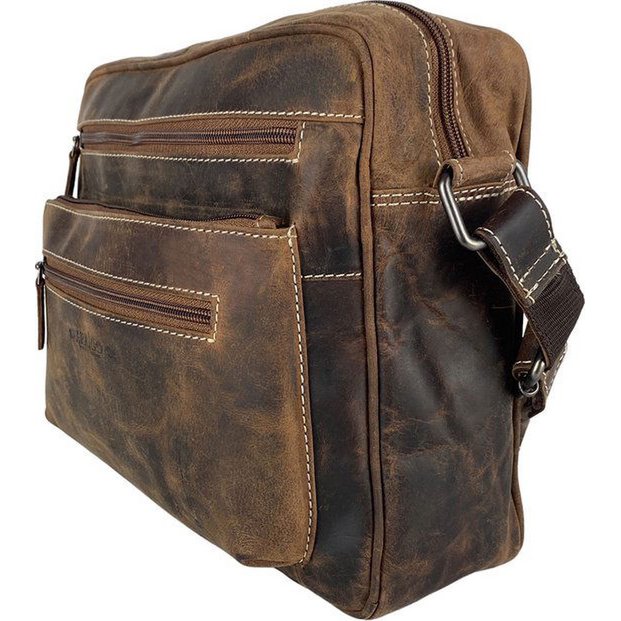Sac à bandoulière Arrigo pour dames - Cognac Buffaloer Crossbody Bag