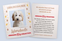 Labradoodle zittend 28 cm - knuffel - knuffel