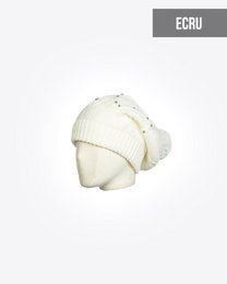 Berretto da Donna con Pompon e Perle: TASLI