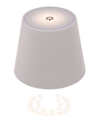 LED bottle lamp, white, 3 modes (on/off/dim.),