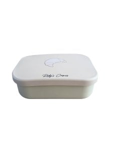 Silicone bread bin - Croissant - Beige