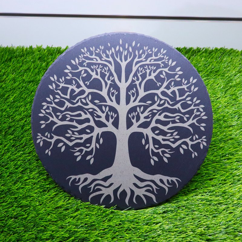 Premium Tree of Life Slate serwowanie deski, prezent w kuchni