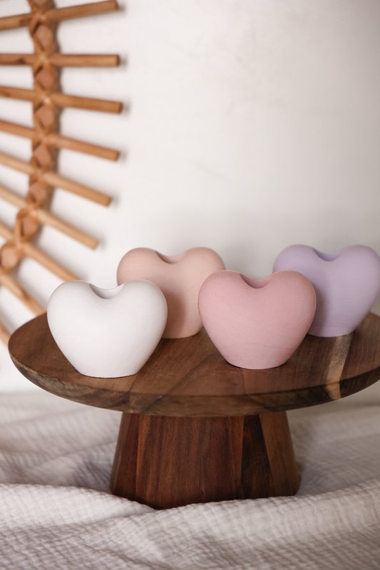 Heart candlestick