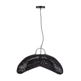 DECKENLEUCHTE 70X60X35/200 SCHWARZES RATTAN TH7984101