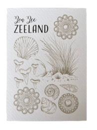 Sun sea Zeeland - fyrfadslys kort
